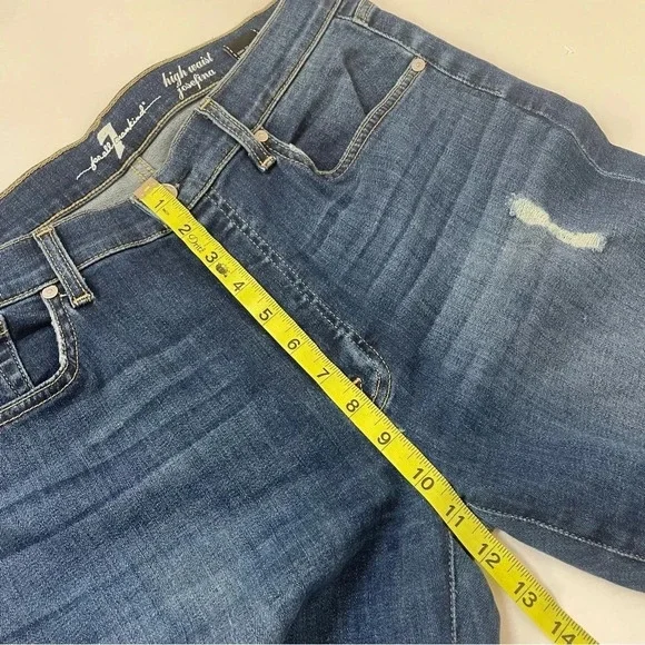 7 For All Mankind High Waist Josefina Jeans Size 32 - Picture 4 of 9